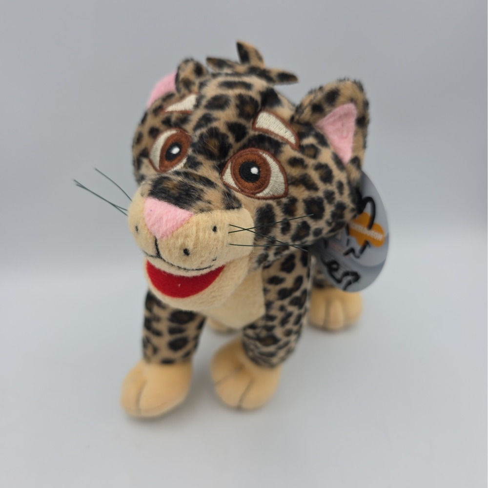 2006 VTG Nickelodeon Go Diego Go Live Show Baby Jaguar 8" Plush Stuffed Toy